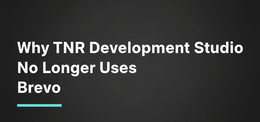 Tnr development studio no uses Brevo