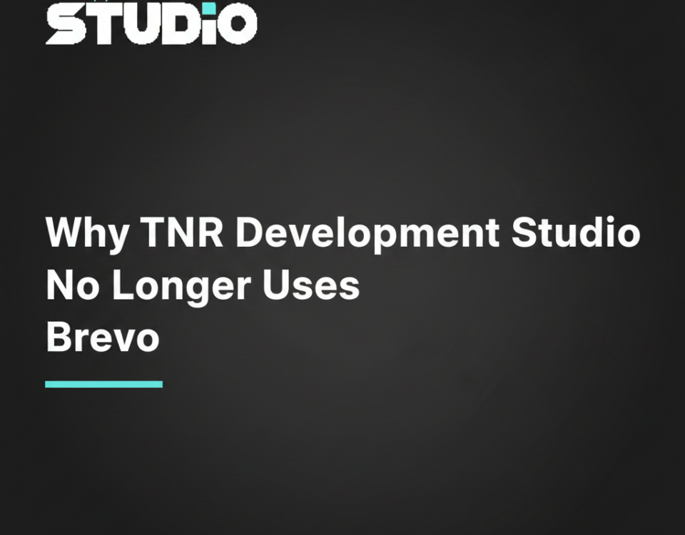 Tnr development studio no uses Brevo