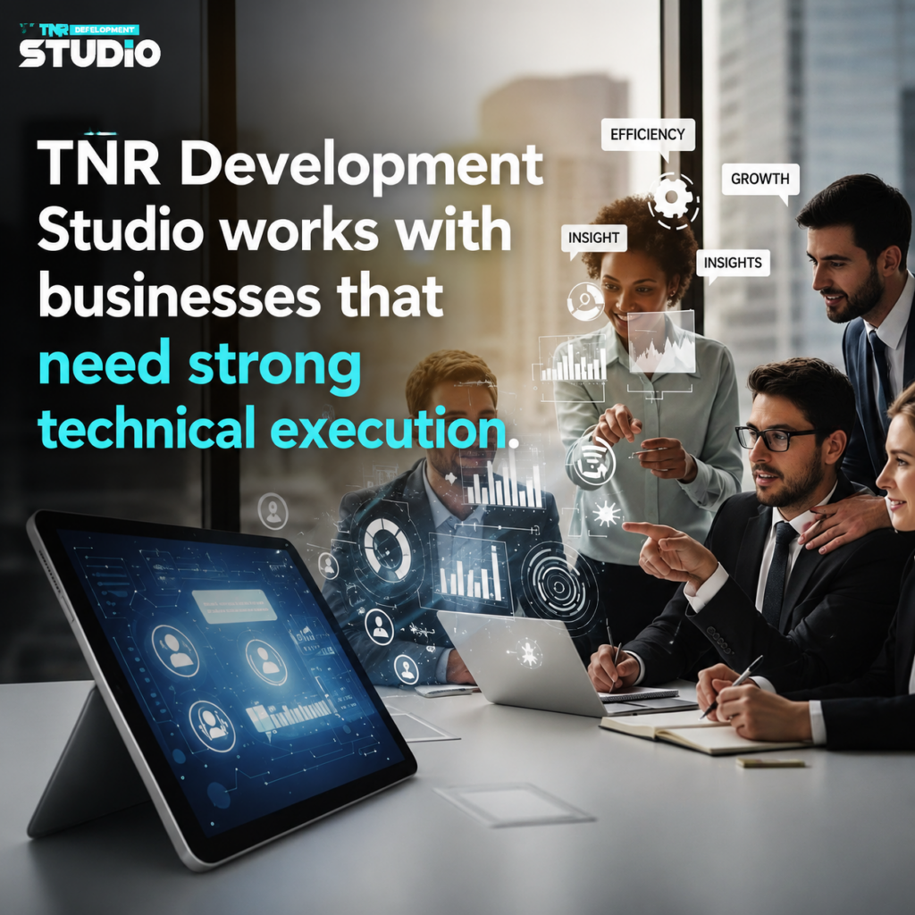 TNR Development Studio works with businesses that need strong technical execution.