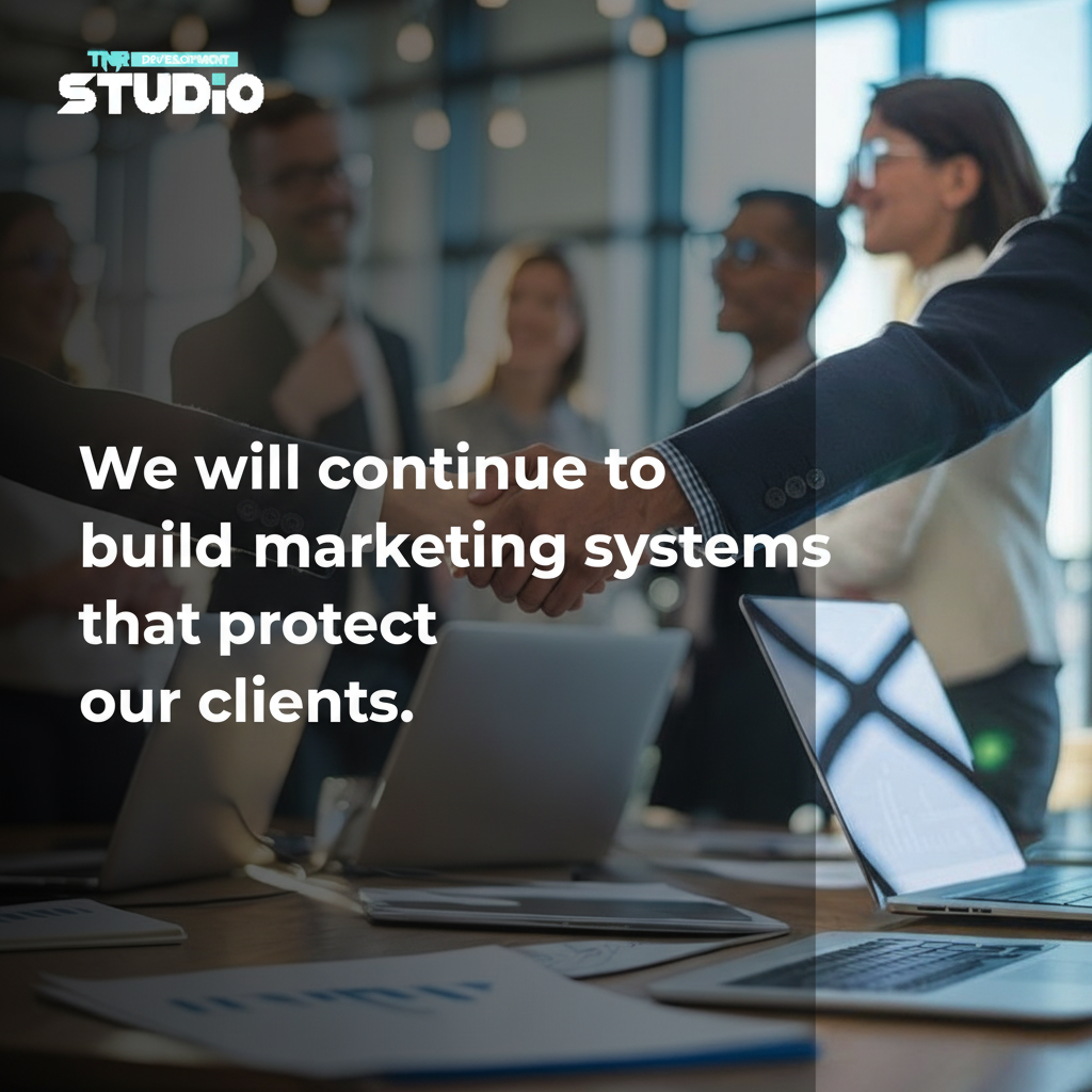 We will continue to build marketing systems that protect our clients. 